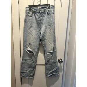 Pistola Jeans Presley Distressed High Rise Relaxed Roller Size 31 Womens Box A